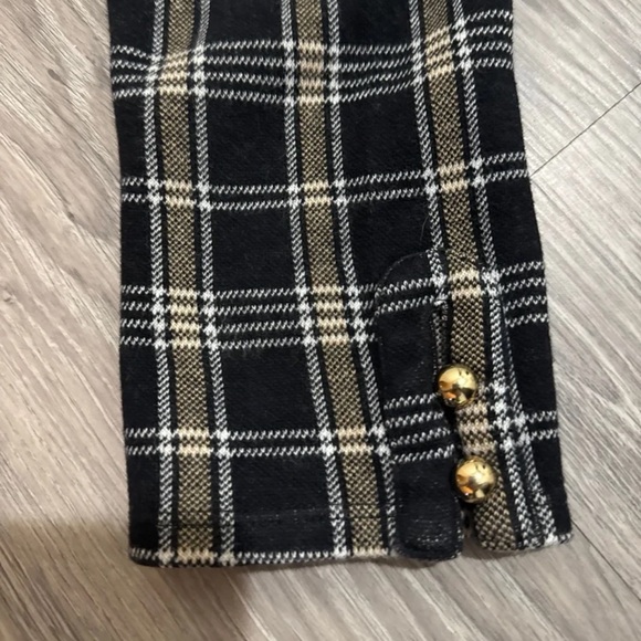 Janie and Jack Sz 8 Plaid Knit Pull-on Ponte Pants LN & C&C California Tee LS - Picture 4 of 11